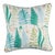 Schumacher Halcott Indoor/Outdoor 18" Pillow in Aquamarine For Sale
