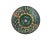 19th Century Antique Early Meiji Japanese Cloisonne Enamel Plate With Geometric Patterns For Sale - Image 5 of 6