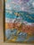 Abstract Vintage Painting on Canvas in Antique Frame For Sale In Miami - Image 6 of 8