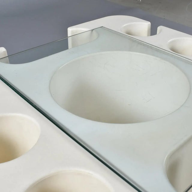 Metal Sergio Mazza for Artemide Italian Space Age Bacco Bar Cart For Sale - Image 7 of 15