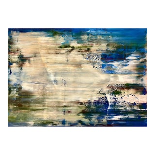 Contemporary Abstract Oil on Canvas "Abstract Informal 2024-2122-1" by Robert Niesse For Sale