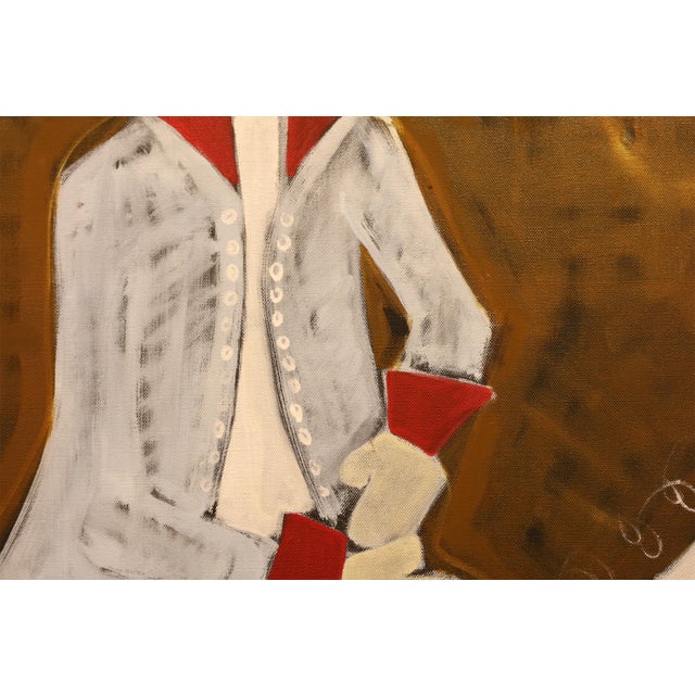 Large Contemporary Equestrian Portrait. Horse Oil Painting For Sale - Image 4 of 13