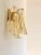 2020s Contemporary Amber “Rondini” Murano Glass Gold Wall Sconce Pair For Sale - Image 5 of 7