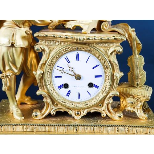 Antique 19th Century French Sevres Ormolu Mantel Clock from Leroy Paris For Sale - Image 10 of 18