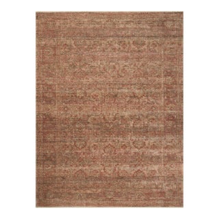 Amber Lewis x Loloi Molly Brick / Bark 3'-0" x 5'-0" Accent Rug For Sale