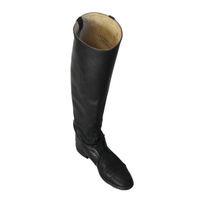 Vintage Equestrian Riding Leather Boots For Sale In Los Angeles - Image 6 of 8