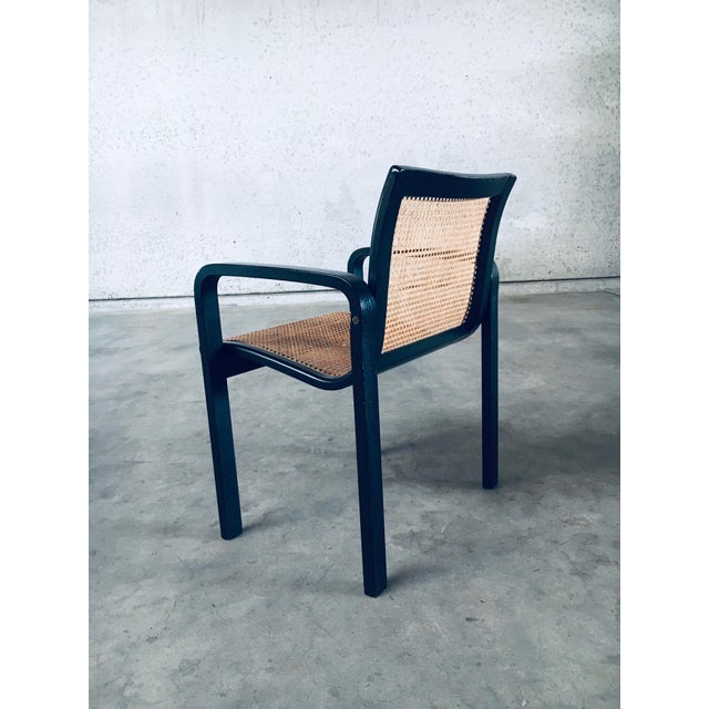 Italian Design Bentwood & Webbing Armchair, 1970s For Sale - Image 4 of 18