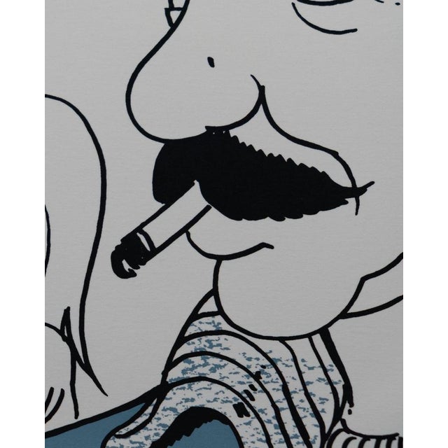 Emmanuel Moynot, La pension des deux, Lithograph For Sale - Image 8 of 12