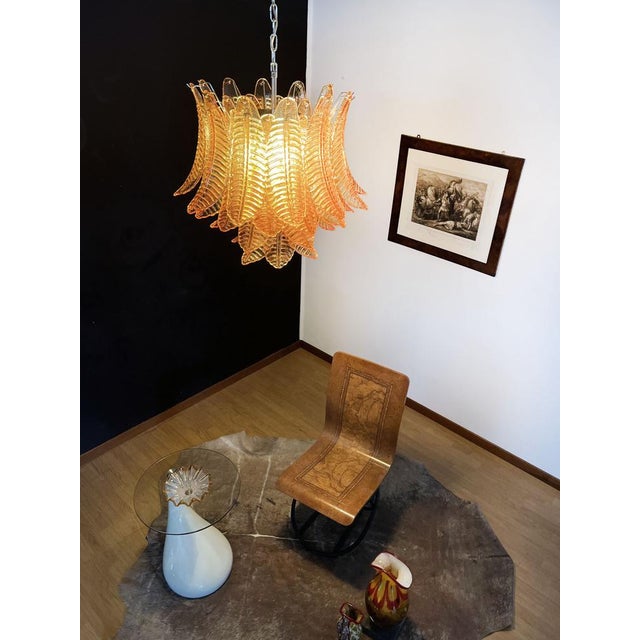 Glass Italian 6-Tier Chandelier in Murano Glass For Sale - Image 7 of 18