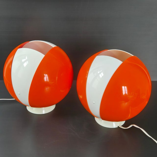 Space Age Table Lamps in Plastic, 1960s, Set of 2 For Sale - Image 12 of 12