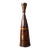 Vintage Handcrafted Brown Pottery Bottle For Sale