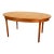 Mid Century Modern Danish Style Teak Butterfly Leaf Extending Dining Table 1960 For Sale