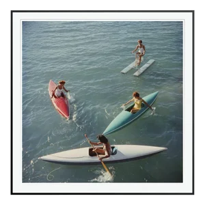 Lake Tahoe Trip 1959 by Slim Aarons Framed C-Print