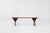 Wood Mid-Century Modern Rustic Bench in Brown Painted Wood, France, 1890s For Sale - Image 7 of 11