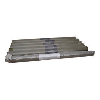 Ralph Lauren Green Grasscloth Wallpaper - 6 Double Rolls For Sale