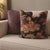 Vintage Diamond Cut Chenille Pillows With Rosette, a Pair For Sale - Image 11 of 11
