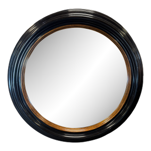 Rose Tarlow Melrose House Regency Black & Gold Round Portal Mirror