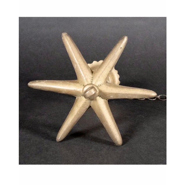 Rare Antique Judaica Hanging Bronze Jewish Synagogue or Temple Oil Lamp w Chain For Sale In Miami - Image 6 of 11