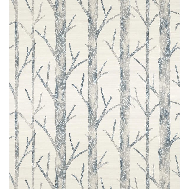 Contemporary The House of Scalamandré Everett Silk Wallcovering, Twilight For Sale - Image 3 of 3