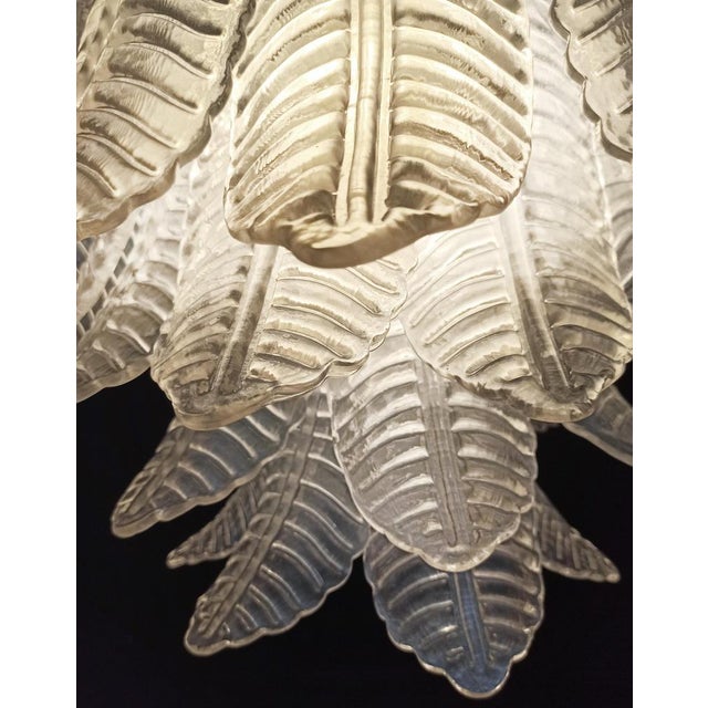 Vintage Italian Murano Glass Chandelier, 1980 For Sale - Image 6 of 18