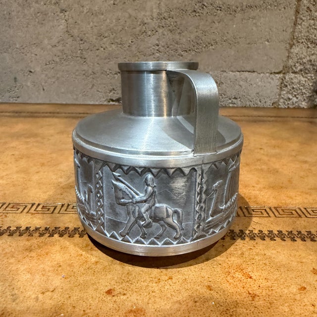 Danish Modern Norwegian Pewter Vase Manufactured by Norsk Tinn For Sale In San Diego - Image 6 of 15