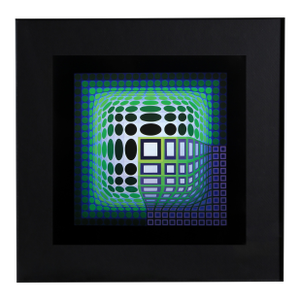 Victor Vasarely, Koska Kar, Offset Lithograph