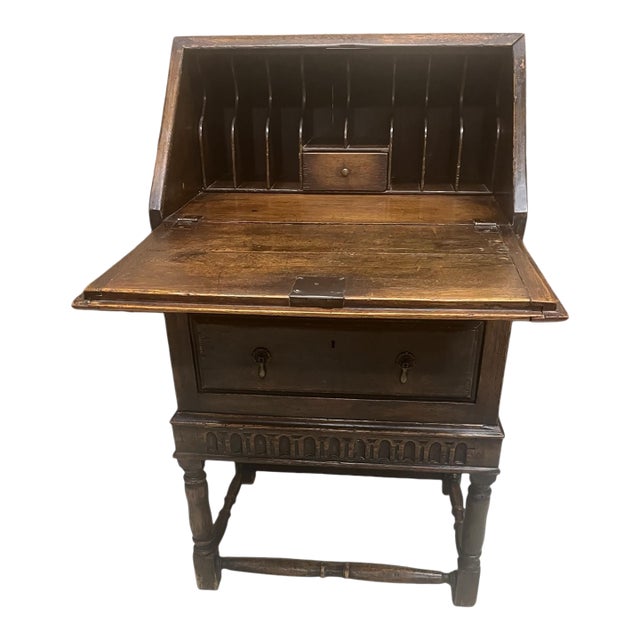 19th Century English Slant Front Desk For Sale