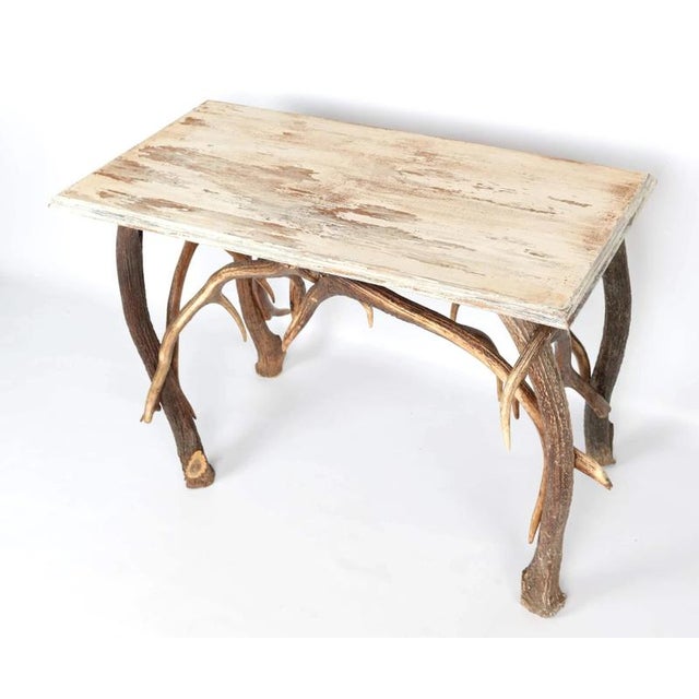 2000 - 2009 Deer Antler Coffee Table For Sale - Image 5 of 5