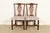 Drexel Heritage Georgian Carved Mahogany Side Chairs or Dining Chairs, Pair For Sale - Image 14 of 14