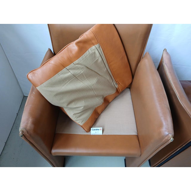 401 Break Armchairs by Mario Bellini for Cassina, 1970s, Set of 2 For Sale - Image 10 of 16