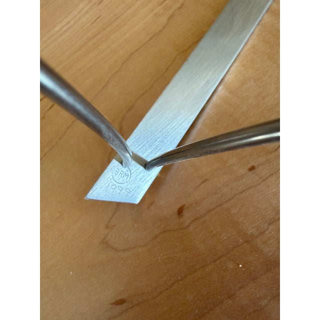 Signed 1999 Bruce R. MacDonald Triple Helix Sculpture For Sale - Image 9 of 9