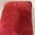 Red Regency Style Ruby Velvet Lumbar Pillow For Sale - Image 8 of 12