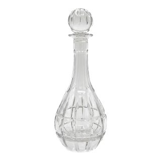 1980s Waterford Lismore Crystal Spirits Decanter For Sale