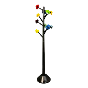 1980s Postmodern l'Albero Dei Cappelli Coat Rack by Ugo Nespolo for Origlia Pragma