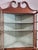 Brown American Mid 19th C Colonial Hepplewhite Cherry Curio Corner Cabinet Vitrine For Sale - Image 8 of 12