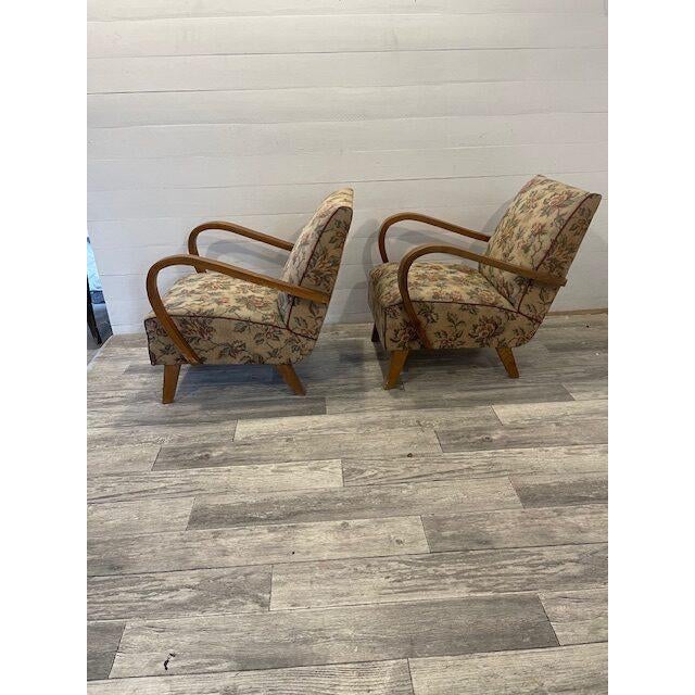 Art-Deco Mad-Man Model C Chairs by Halabala by Up- Zavody, 1920, Set of 2 For Sale - Image 4 of 6