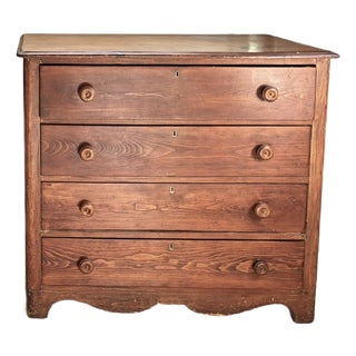Antique Wood Dresser - American For Sale
