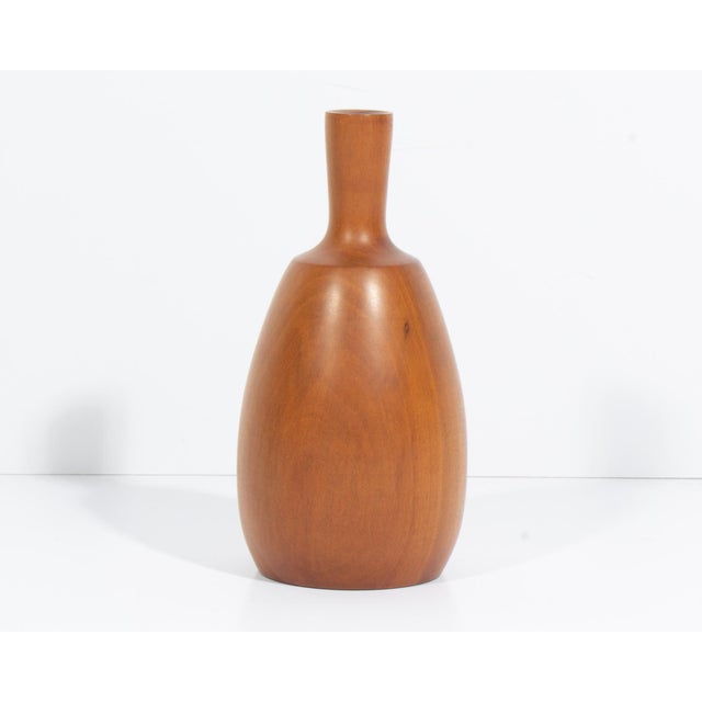 Kinzer Signed Turned Wood Vase For Sale In Indianapolis - Image 6 of 6