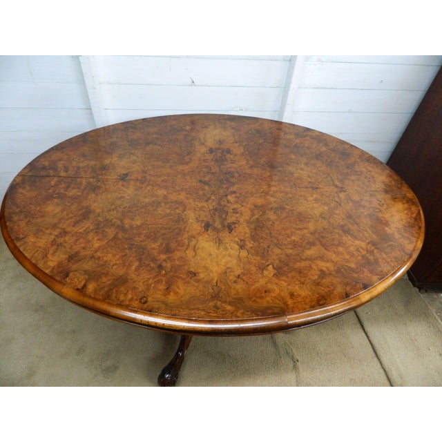 Mid 19th Century Victorian Walnut Tilt Top Table, 1866 For Sale - Image 5 of 18