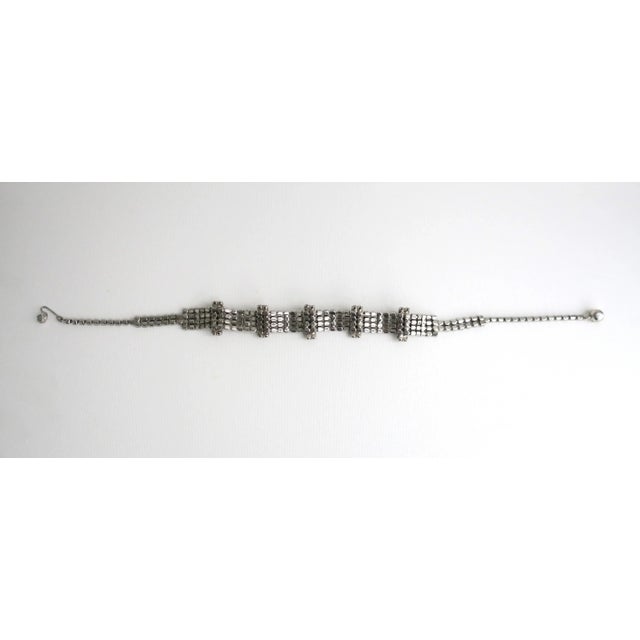 Vintage Rhinestone Choker Necklace For Sale - Image 9 of 9