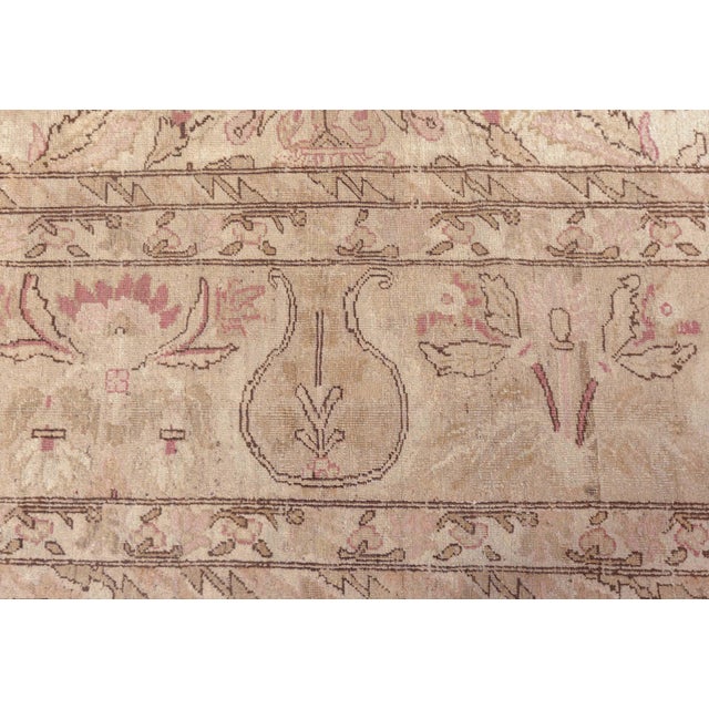 Fine Antique Indian Amritsar Handmade Carpet For Sale In New York - Image 6 of 8