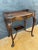 Wood Louis XV Style Carved Wood Side Table with Gallery Top and Cabriole Legs, 1930s For Sale - Image 7 of 13