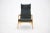 Oak & Bouclé Upholstery Wing Chair, Czechoslovakia, 1960s For Sale - Image 4 of 11