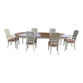 1980s Borghese Kindel Dining Table & 6 Chairs For Sale