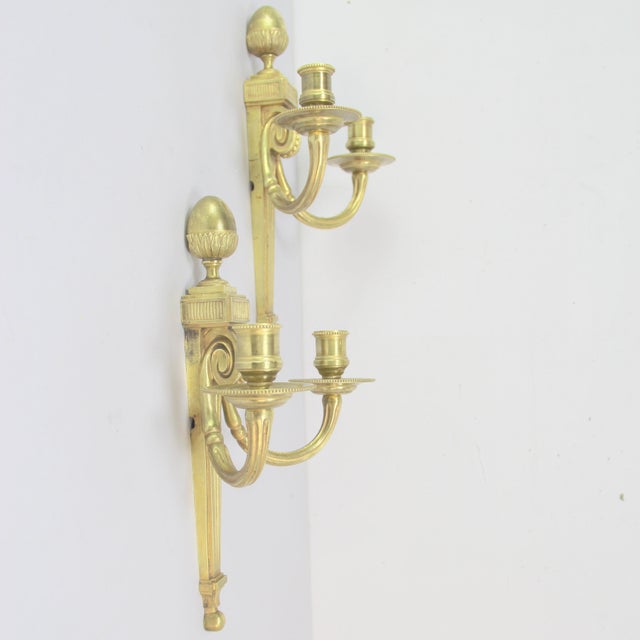 Bronze Wall Sconces, 1920s, Set of 2 For Sale - Image 6 of 9