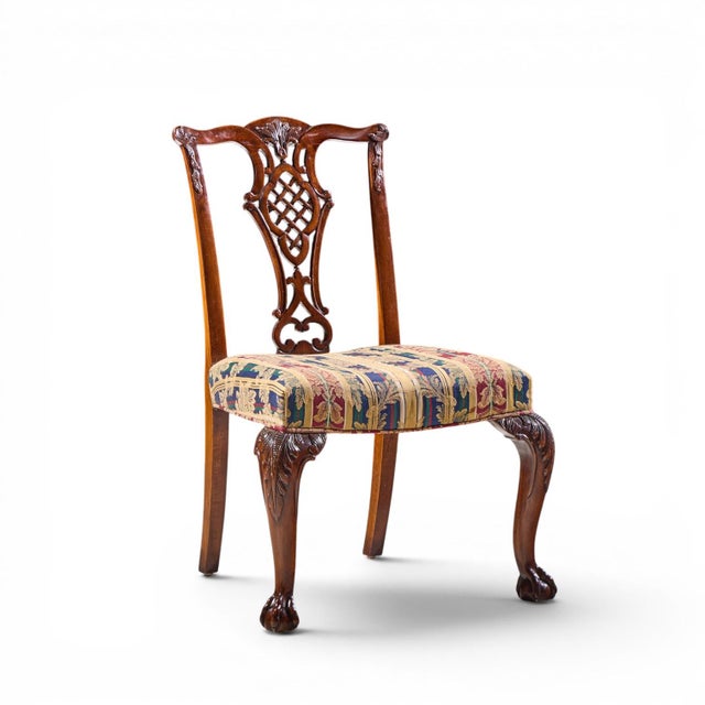 Baker Furniture Company Baker Furniture Stately Homes Chippendale Mahogany Dining Chairs - Set of 8 For Sale - Image 4 of 17
