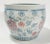 Ceramic Vintage Large Porcelain Pastel Floral Fish Bowl Planter Cachepot For Sale - Image 7 of 8