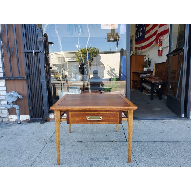 Wood Mid 20th Century Lane Table For Sale - Image 7 of 11
