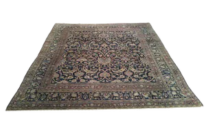 9'8" X 11'8" Antique Persian Sarouk Handmade Knotted Rug - Size Cat. 9x12