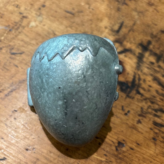 Vintage Strawberry Pewter Mold For Sale - Image 4 of 6